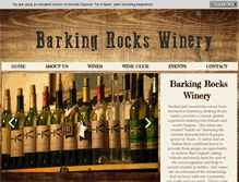 Tablet Screenshot of barkingrockswine.com